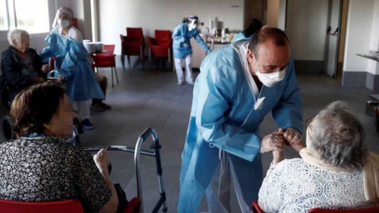 Una residencia durante la pandemia.