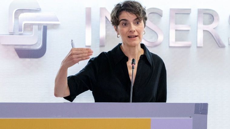 La secretaria de Estado de Derechos Sociales, Rosa Martínez, en la presentación del Panel del SAAD.