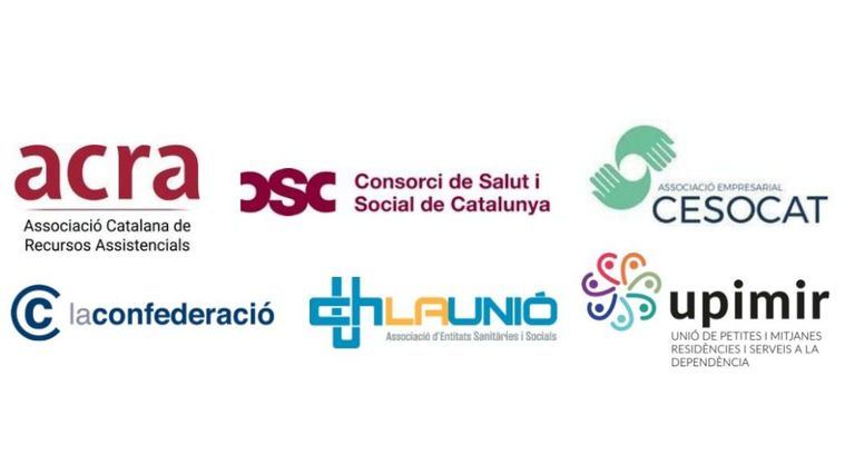 Asociaciones de la mesa negociadora del II Convenio autonómico catalán del sector de atención a personas mayores (GERCAT).
