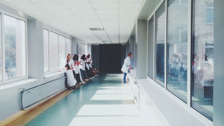 Trabajadoras de una residencia de personas mayores.