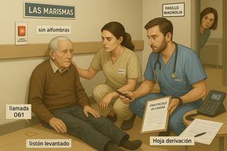 Protocolo de caídas en una residencia de personas mayores.