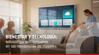 Bienestar y tecnología, soluciones audivisuales de Hikvision en residencias de personas mayores.