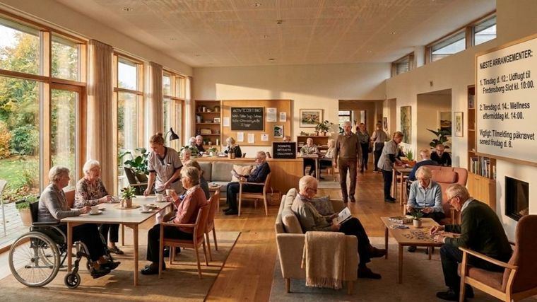 Una residencia de personas mayores en Dinamarca.