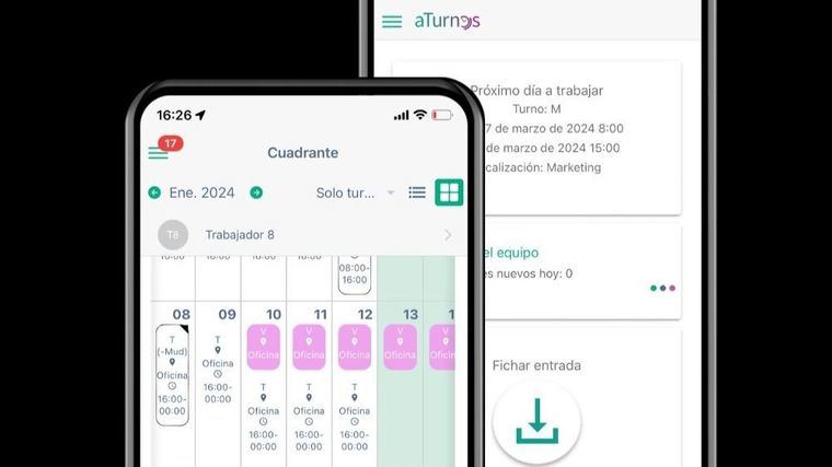 Aplicación móvil de aTurnos.