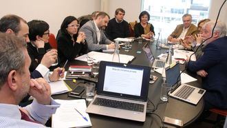 Junta directiva de CEAPs, a la que asistieron representantes del sector de la Dependencia de Cataluña, Andalucía, Extremadura, Navarra, País Vasco, Madrid, Castilla y León, Asturias y Galicia.