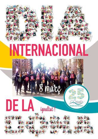Cartel del Día de la Igualdad en L´Onada Serveis