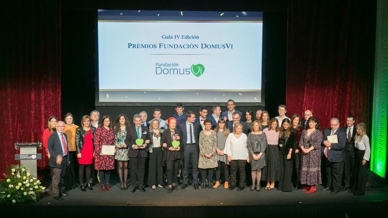 Galardonados en los Premios DomusVi 2019