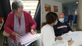 Mayores del Grupo Albertia participan en la campaña Escribe una carta a nuestros mayores.