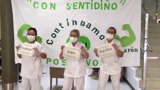 Visto en la red: la residencia DomusVi Narón celebra "con sentidiño" que siguen sin positivos