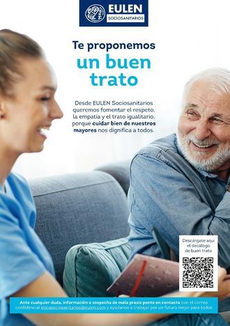 Campaña para trabajadores de EULEN Servicios Sociosanitarios por el Día del Buen Trato a las personas mayores.