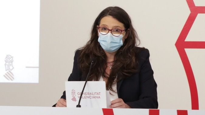 La vicepresidenta y portavoz del Consell, Mónica Oltra.
