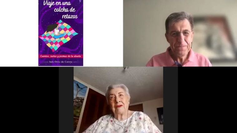Visto en la red: Inés Ortiz (90 años) nos invita con su libro a un Viaje en una colcha de retazos 