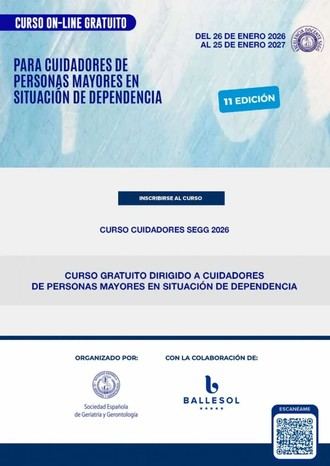 Ballesol lanza un curso online gratuito para cuidadores de personas mayores en situación de dependencia