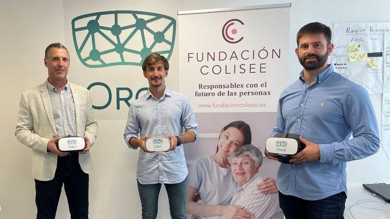 Fundación Colisée y Oroi Wellbeing ofrecen experiencias inmersivas en 3D a personas mayores