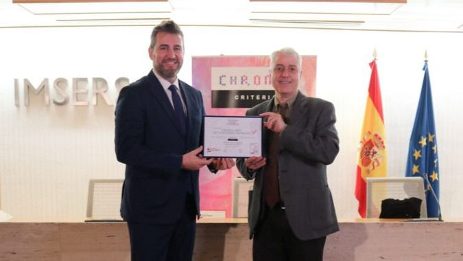 Pablo Rodrigo Contreras, consejero delegado del Grupo Albertia y Ruben Muñiz Schwochert, director de investigación de la Fundación Maria Wolff.