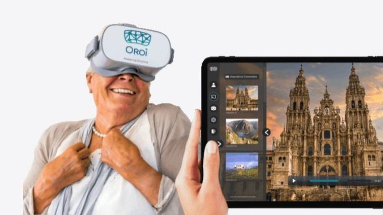 OROI es un canal con experiencias de realidad virtual para el bienestar y la estimulación cognitiva y física de las personas mayores.