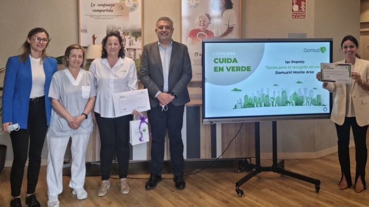 DomusVi premia el compromiso medioambiental de sus centros residenciales