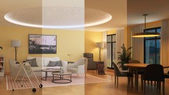 Iluminación circadiana para mejorar la calidad de vida en las residencias.