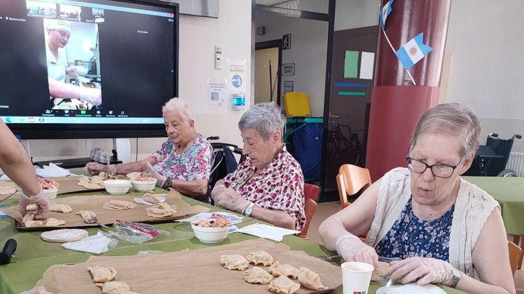 Talleres virtuales internacionales gastronómicos entre Residencial Palau y el centro argentino Carpe Diem.