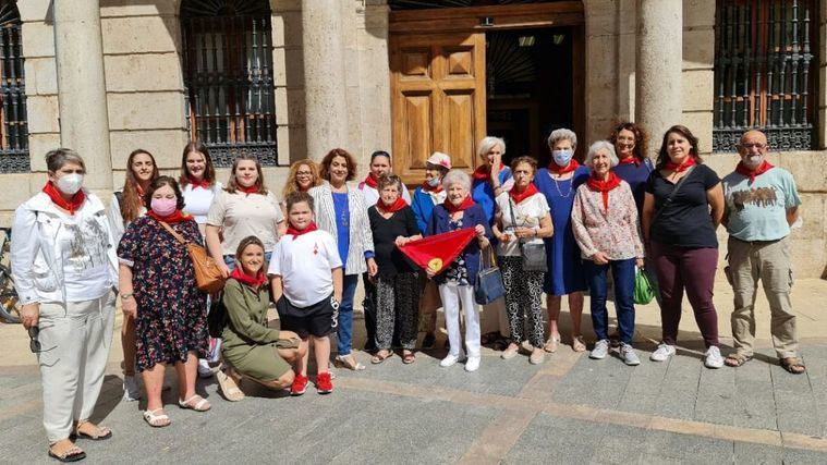 Usuarios y voluntarios del programa Acompañando Teruel.
