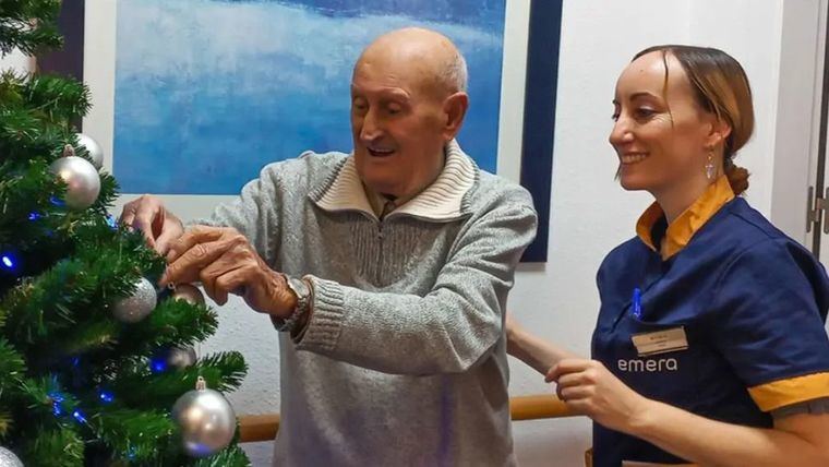 Emera recuerda actividades que se hacen en residencias en Navidad.