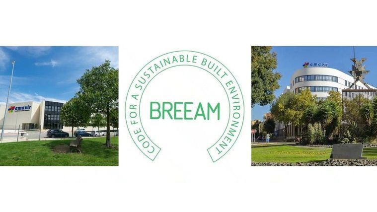 Amavir consigue para dos de sus nuevas residencias los primeros certificados BREEAM de construcción sostenible.