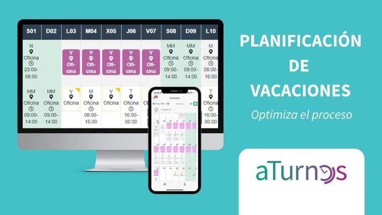 aTurnos, la herramienta para la planificación de vacaciones.
