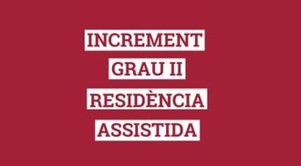 Cataluña sube el importe que reciben las residencias concertadas por las plazas para dependientes de grado II