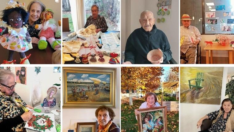 Una veintena de usuarios de Amavir participan en el concurso Arte mayor para fomentar la creatividad en la tercera edad.