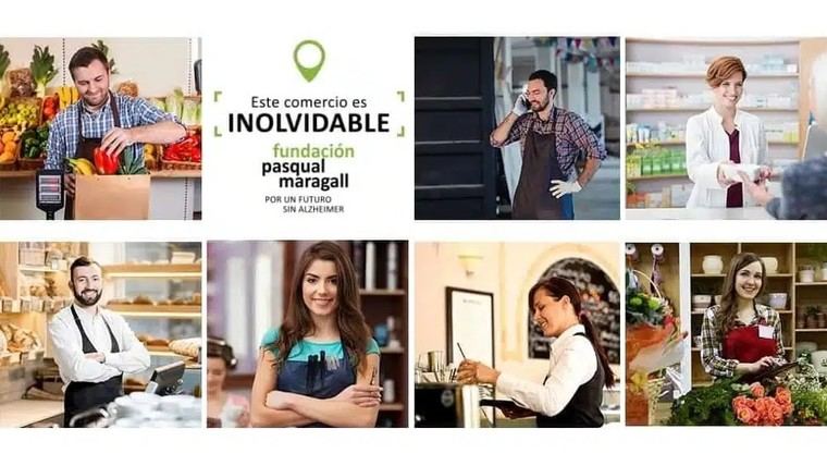 Amavir se suma un año más a la campaña 'Comercios inolvidables' de la Fundación Pasqual Maragall para la investigación del Alzheimer.
