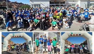 Más de 150 personas participan en la quinta edición de la 'Milla de Oro' en la residencia Amavir Alcorcón