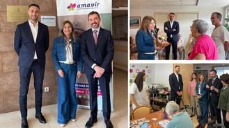 La Primera Dama de Panamá visita la residencia Amavir Villaverde y se interesa por el modelo 'Guiados por ti' y el proyecto 'Libro de Vida'