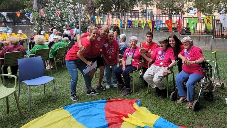 La residencia de mayores Amavir Sant Cugat, ganadora de las V Olimpiadas Inter-Residencias de la ciudad.