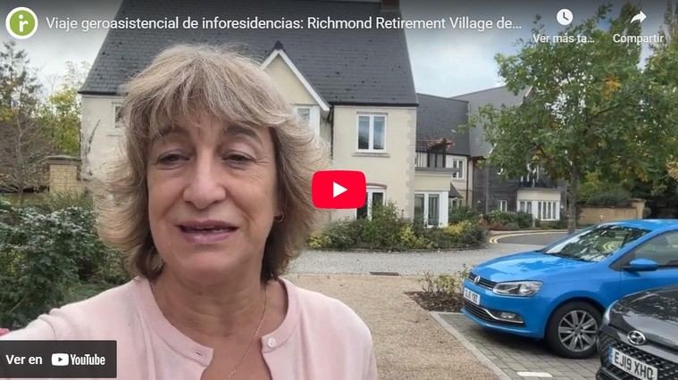 Anna Cebrián, directora de Inforesidencias, en Richmond Retirement Village de Bupa, en Witney.