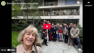 La directora general de Inforesidencias, Anna Cebrián, cuenta la visita al Riverstone Kensington urban village.