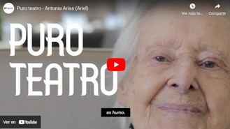 Antoñita Ariel cuenta su vida en los teatro de España con las mejores artistas.