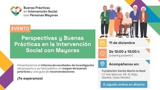 Fundación Santa María la Real presenta en diciembre los resultados del proyecto sobre buenas prácticas con personas mayores