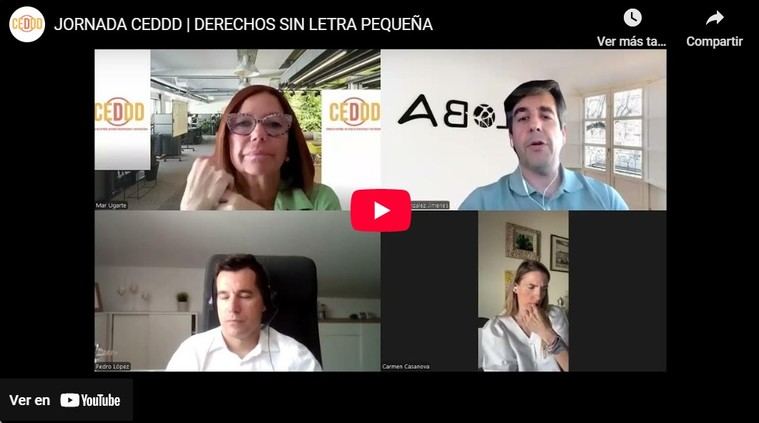 CEDDD analiza cuestiones como el patrimonio protegido o la curatela en la jornada jurídica 'Derechos sin letra pequeña'