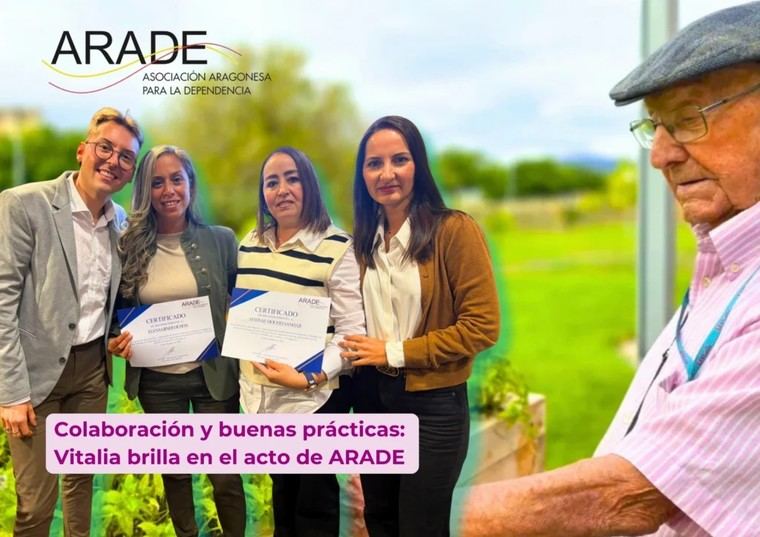 Vitalia destaca en el evento anual de ARADE sobre cuidados de excelencia