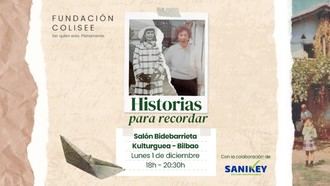 La Fundación Colisée da voz a 20 mayores del País Vasco en la cuarta edición de ‘Historias para recordar’