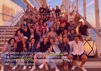 Finalizan los Premios Vitalia con un crucero por el Mediterráneo para empleados destacados