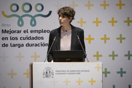 La secretaria de Estado de Derechos Sociales, Rosa Martínez.