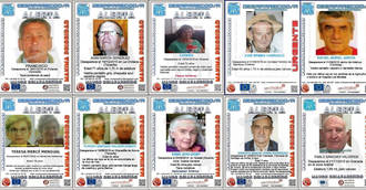 Cerca de medio centenar de mayores de 65 años desaparece cada año en España