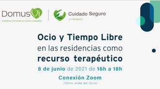 Jornada Ocio y tiempo libre en las residencias de personas mayores como recurso terapéutico