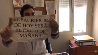 El equipo de DomusVi Condado recuerda: "El sacrificio de hoy será el éxito de mañana" #héroessincapa