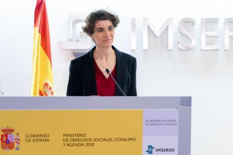 Rosa Martínez, Secretaria de Estado de Derechos Sociales.