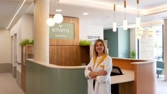 Beatriz Sosa, directora del centro en la recepción de Emera Cañaveral.