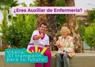 Vitalia ofrece prácticas en sus centros para Auxiliares de Enfermería que desean impulsar su carrera