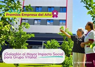 Grupo Vitalia Premio Empresa con Mayor Impacto Social del Año en Aragón