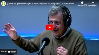 El director de Inforesidencias.com, Josep de Martí, en el programa de radio La Hora Mayor.
